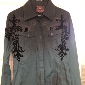 Nwot Roar women’s western shirt